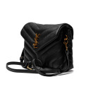 Bag Toy LouLou In Quilted Leather Black Gold 443050ZSS2U0023