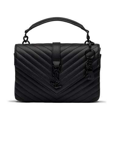 Сумка College Medium in Quilted Leather Black 443380EES3A7007
