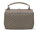 Сумка College Medium in Quilted Leather Grey 443380EES3A7008