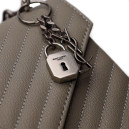 Сумка College Medium in Quilted Leather Grey 443380EES3A7008