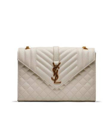 Bag Envelope Medium In Quilted Grain De Poudre Embossed Leather 443050TNT0N1390