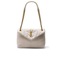 Сумка Puffer Small in Nappa Leather Cream Gold 443050ZSS2U8060