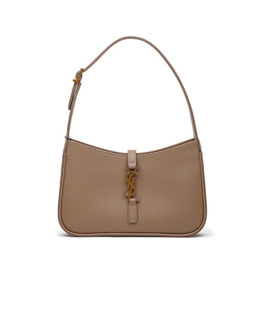 Сумка Hobo Le 5 A 7 Leather Shoulder Bag in Beige Gold 6572282R20W1100