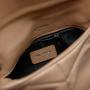 Сумка Puffer Small in Nappa Leather Beige Silver Chain 443050ZSS2U9060