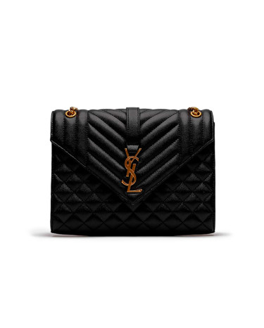 Сумка Yves Saint Laurent Envelope Medium In Quilted Grain De Poudre Emboss 443050ZSS2U0028