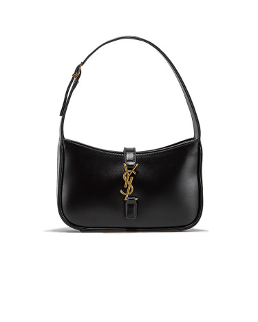 Сумка Yves Saint Laurent Hobo Le 5 A 7 Leather Shoulder Bag in Black 6572282R10W2000