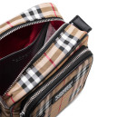 Messenger Black Quilted Canvas Paddy Crossbody Bag Beige 80976777