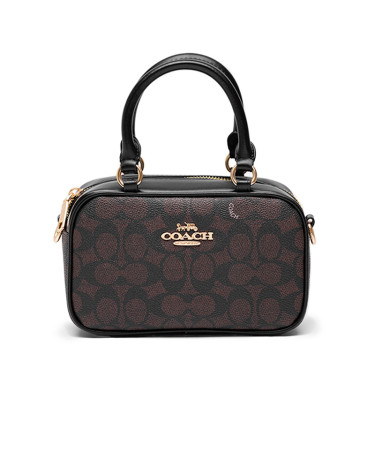 Сумка Coach Satchel Crossbody In Signature Brown CF115