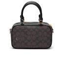 Сумка Satchel Crossbody In Signature Brown CF115