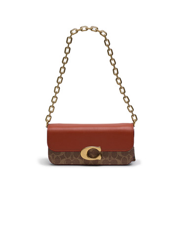Idol Bag 23 In Signature Canvas With Snakeskin Detail CD160