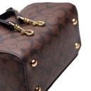 Сумка Rowan Satchel Zip In Signature Canvas Brown CK320