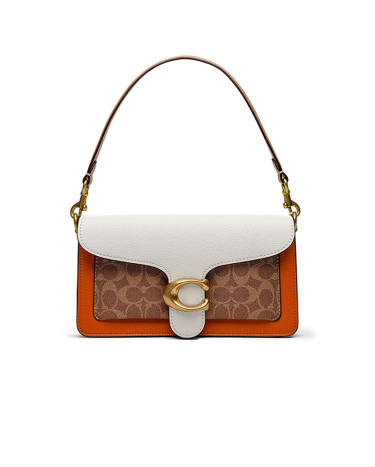 Tabby White Ginger Shoulder Bag 26 In Signature Canvas CZ270