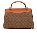 Сумка Eliza Top Handle In Signature Canvas Ginger CT320