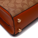 Сумка Eliza Top Handle In Signature Canvas Ginger CT320