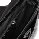 Bag Sprint Map 25 Black Leather Gray Canvas CS137