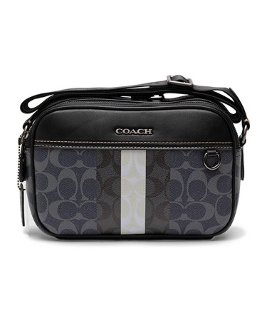 Сумка Graham Crossbody With Monogram Print With Varsity Stripe CS108