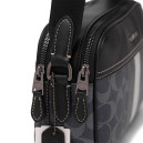 Graham Crossbody Bag With Monogram Print With Varsity Stripe CS108