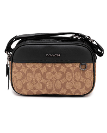Graham Crossbody In Signature Canvas Sand CS324