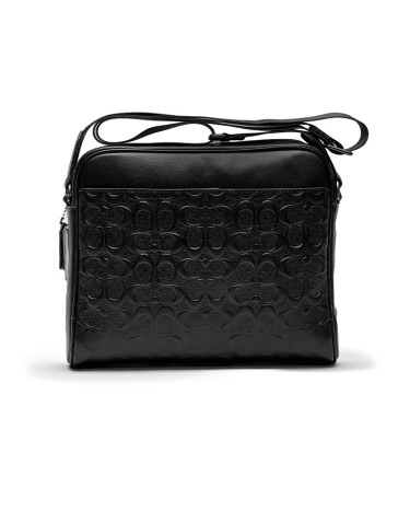 Charles Camera Crossbody Messenger Bag Textured Black CS482