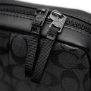 Crossbody Messenger in Signature Canvas Black CS339