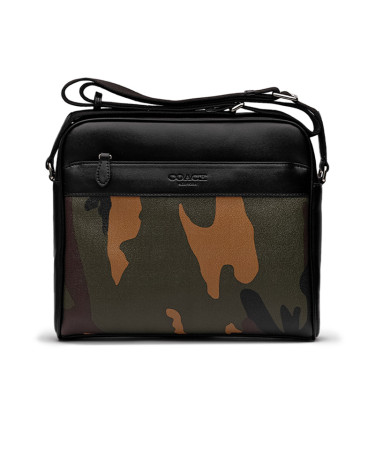 Charles Camera Crossbody Messenger Bag Camo CS882