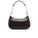 Сумка Teri Shoulder Bag In Signature Canvas Brown CU200