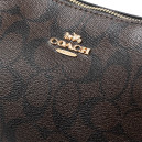 Сумка Teri Shoulder Bag In Signature Canvas Brown CU200