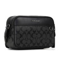 Сумка Graham Crossbody With Signature Canvas Blue EB541