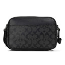 Сумка Graham Crossbody With Signature Canvas Blue EB541