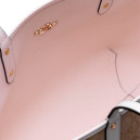 Reversible Signature City Tote Chalk Light Khaki CE860