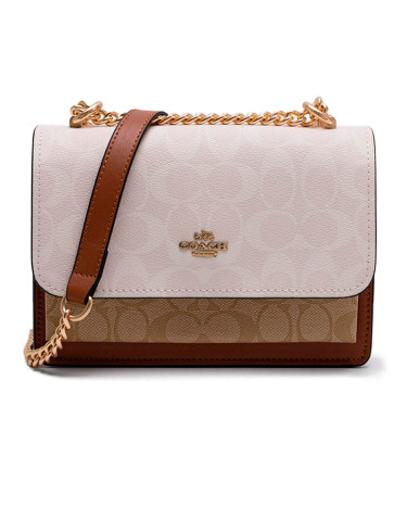 Coach Mini Klare Crossbody Bag in Signature Canvas White Cream CX540