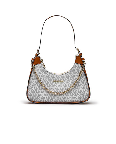 Michael Kors Wilma Signature Logo Crossbody Bag White 65A3V5RR5V-120