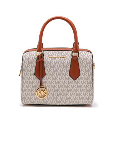 Michael Kors Bag Small Hayes Duffle Crossbody Bag Vanilla Luggage 24H3D60S5S-200