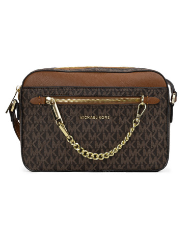Сумка Michael Kors Jet Set Logo Brown 25H9GG6H7Y-150