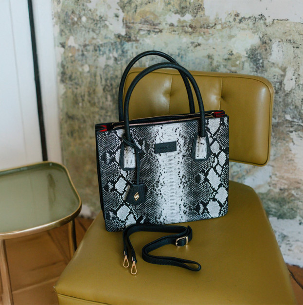 Сумка Aron Elysium White Black