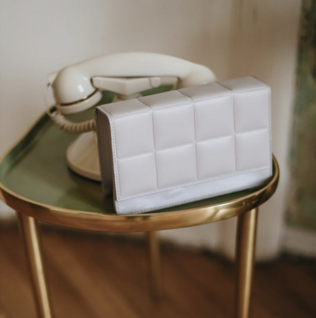 Padded Cassette Bag White