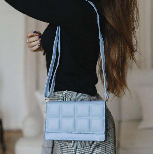 Padded Cassette Bag Blue