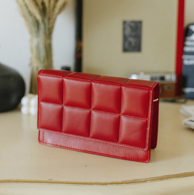 Padded Cassette Bag Red