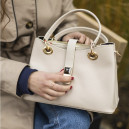 Daily Tote Beige Bag