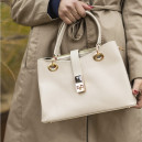Daily Tote Beige Bag