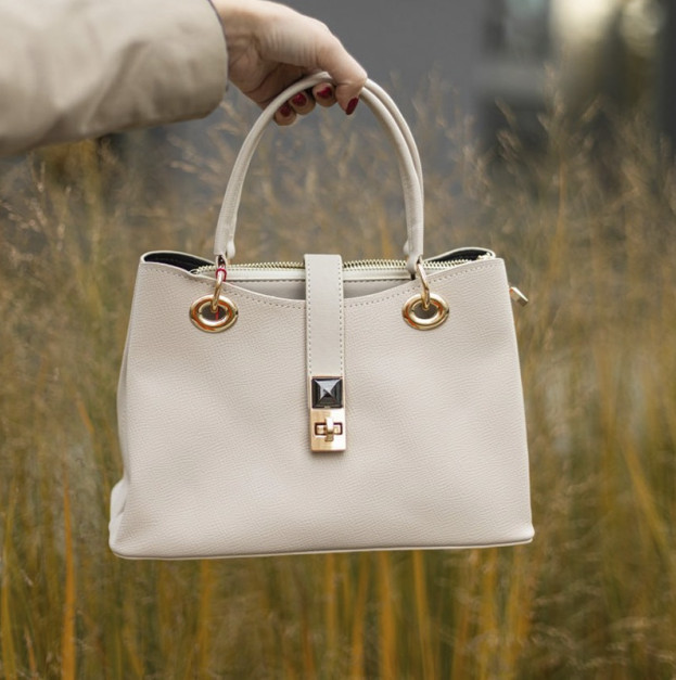 Daily Tote Beige Bag