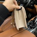 Crystal Link Beige Bag